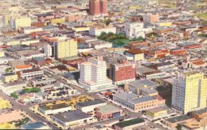 Aerial View of Amarillo TX, Texas - Linen