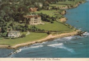 CLIFF WALK AND THE BREAKERS NEWPORT RI RHODE ISLAND Postcard