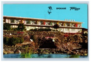 Vintage Spokane Travelodge Postcard F145E