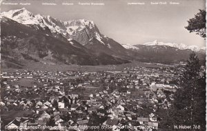 Germany Garmisch-Partenkirchen gegen Zugspitzgruppe Real Photo