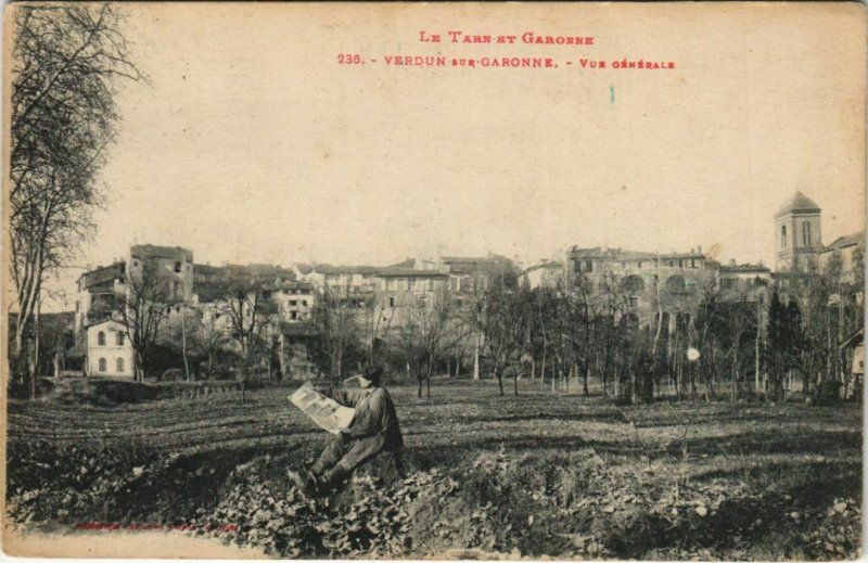 CPA VERDUN-SUR-GARONNE Vue générale (979356)