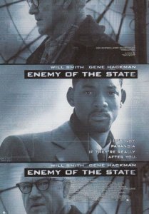 Enemy Of The State Gene Hackman Rare Film Movie Poster Postcard