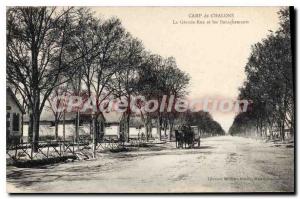 Postcard Old Camp De La Grande Rue Chalons And The Barracks