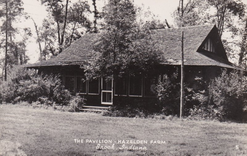 Indiana Brook Hazelden Farm The Pavilion Real Photo