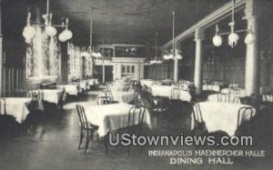 Indianapolis Maennerchor Halle, Dining Hall - Indianapolis