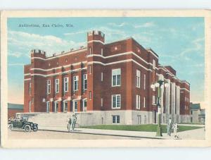 Unused W-Border AUDITORIUM SCENE Eau Claire Wisconsin WI G2819