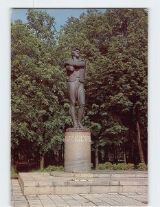 Postcard Monument to fyodor Volkov, Yaroslavl, Russia