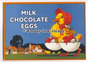 ad3605 - Milk Chocolate Eggs -  Modern Advert Postcard