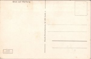 View of Marburg Vintage German Postcard PC621