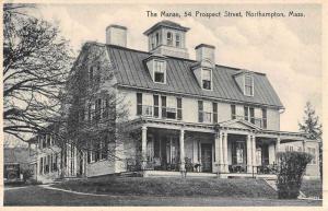 Northampton Massachusetts Manse Street Scene Vintage Postcard K45865