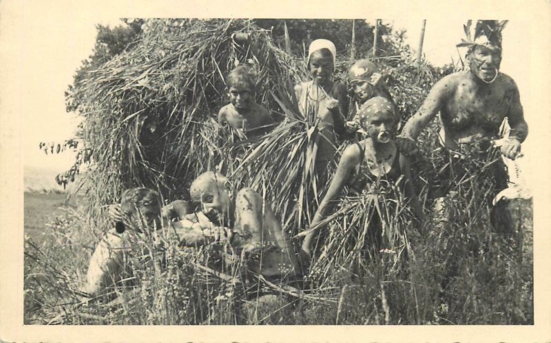 Social history iconic vintage photos people mud baths tribal outfits Germany 