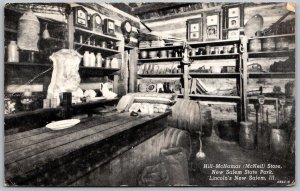 Lincoln's New Salem Illinois 1949 Postcard Hill McNamar General Store