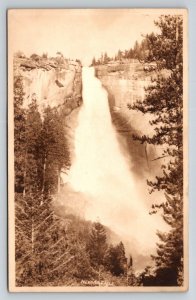 RPPC   Nevada Falls  Yosemite Park  California  Postcard