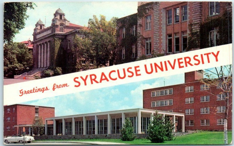 Postcard - Greetings From Syracuse University