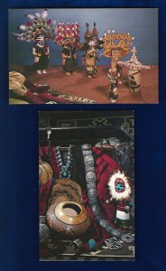 #275 ( 2 Pcs. ) The Heard  Museum, Treasure Chest & Palhik Mana Kachinas, Unused