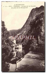 Thiers - Gorges of the Durolle foot Margeride - Old Postcard