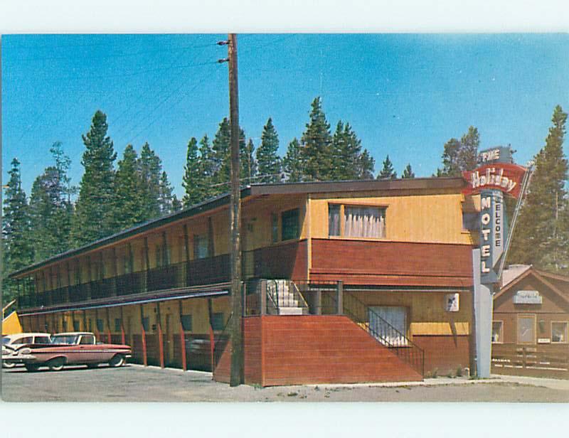 Unused Pre-1980 HOLIDAY MOTEL & APARTMENTS West Yellowstone MT u2977-22