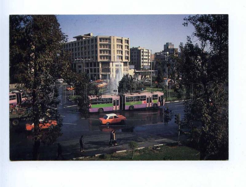 192957 IRAN TEHRAN Ferdowsi square old photo postcard