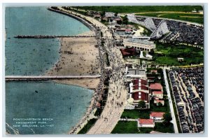 1948 Pontchartrain Beach Amusement Park New Orleans Louisiana Vintage Postcard 