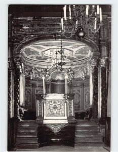 Postcard Singer's Pulpit, Canton Synagogue, Venice, Italy