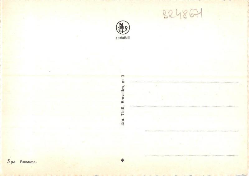 BR48671 Spa panorama    Belgium 1