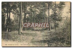 Old Postcard Yerres S and O Wood of Great Meals The Pheasants