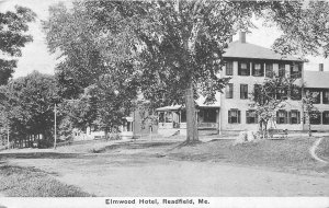 Postcard Maine Readfield Elmwood Hotel Kropp 23-4134