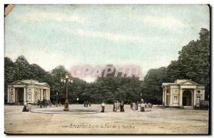 Carte Postale Ancienne Belgique Brussels Entree of Bois de la Cambre