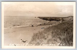 Cavendish Beach, Prince Edward Island, Vintage 1951 Real Photo RPPC Postcard