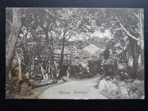 Wales Rhos on Sea RHOS ABBEY c1909 Postcard by Lonsdale Series