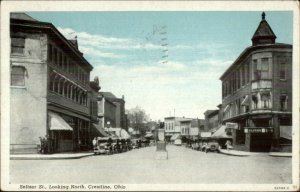 Crestline OH Seltzer St. Postcard Old Postcard