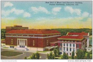 Indiana Lafayette New Hall Of Music and Executive Building Purdue University ...