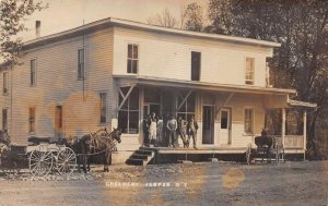 Jasper New York Creamery Real Photo Vintage Postcard AA84024