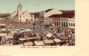 Recife Pernambuco Brazil Feira de Caruaru Fair Festival Scene Postcard AA74612