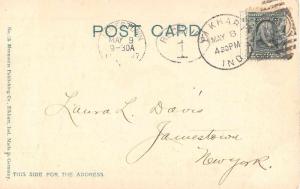 Elkhart Indiana US Post Office Antique Postcard J50379