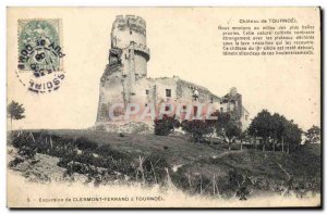 Old Postcard Tour Clermont Ferrand Tournoel