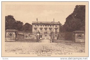 Le Palais Du Petit Trianon- La Facade Sud, Small Trianon Palace, Versailles (...