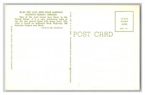 Lava Beds McKenzie Highway Summit Oregon Postcard