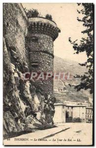 Old Postcard Tournon Chateau La Tour du Roi