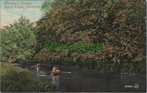 Norfolk Postcard - Norwich, Weston's Reach, Back River DC93