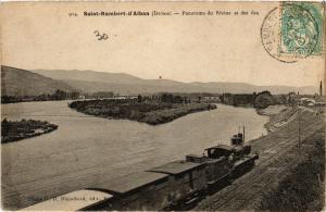 CPA St-RAMBERT-d'Alban - Panorama du Rhone et des iles (350283)