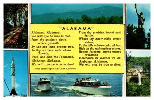 Postcard Song Alabama - from State Song by Julia Titwiler