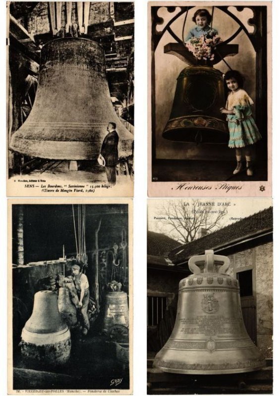 BELLS CLOCKS Lot of 41 Vintage Postcards (L5697)