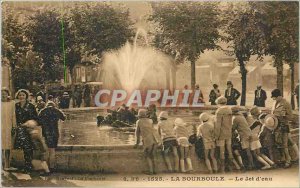 Old Postcard La Bourboule the water jet