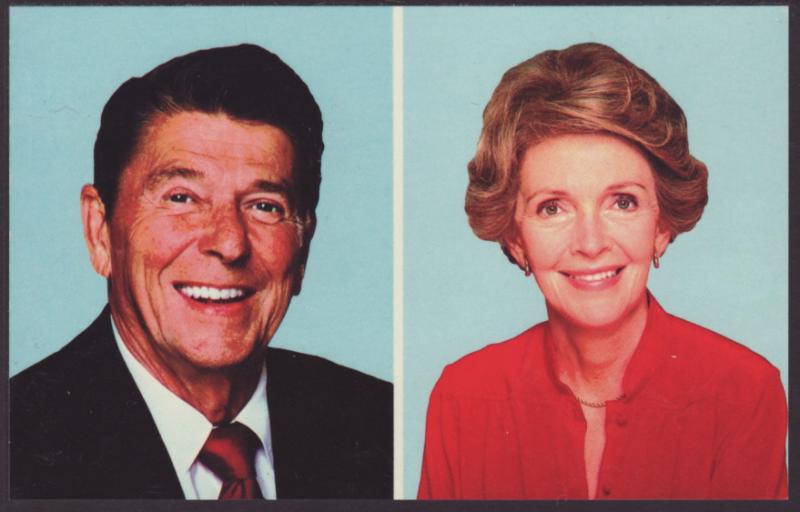 President Reagan,Nancy Postcard