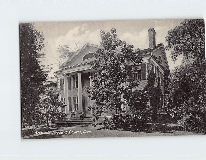 Postcard Griswold House Old Lyme, Connecticut