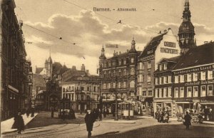 PC GERMANY, BARMEN, ALTERMARKT, Vintage Postcard (b31946)