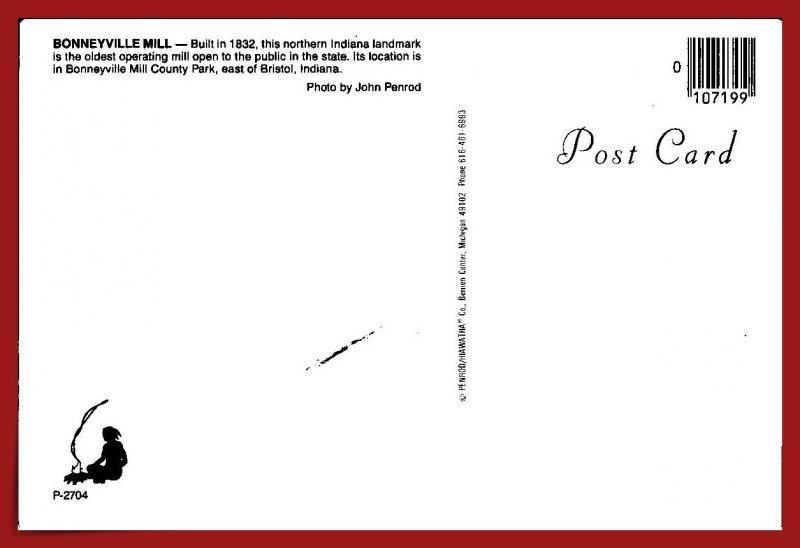 Indiana - Bonneyville Mill - [IN-149X]