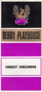 Conduct Unbecoming Barry England Derby Playhouse 1970s Theatre Programme