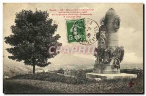 Old Postcard Rueil Buzenval Army Monument